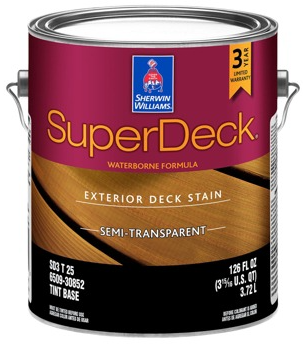 SuperDeck Exterior Waterborne Semi-Transparent Deck Stain